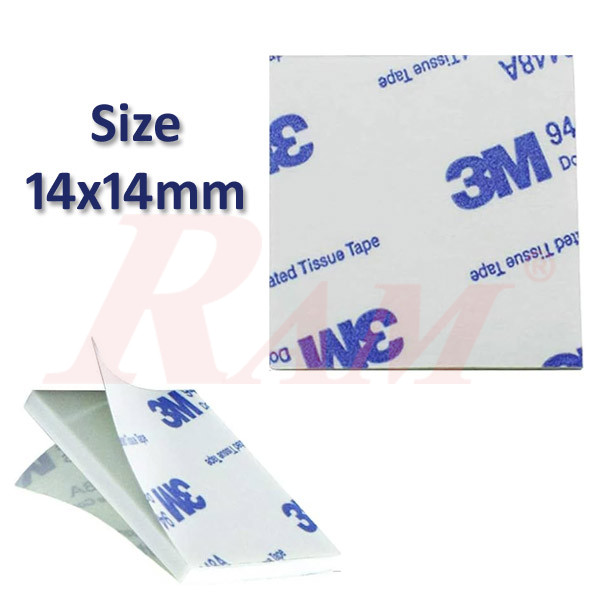 3M 9448A Extra Strong Double Sided Adhesive Tape - 3~20mm X 50M Roll (Various Widths)